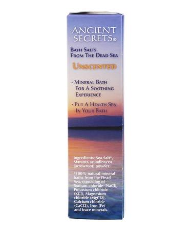 ANCIENT SECRETS Dead Sea Bath Salts - Unscented - 16oz - Buy Online on SooperMarket.com