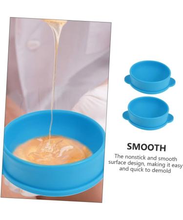 Stobok 8-Piece Silicone Waxing Bowl Set - Non-Stick Hair Removal Wax Heating Containers | 4 Blue Bowls (13.2x11cm) for Easy Stirring & Cleanup - Buy Online on SooperMarket.com