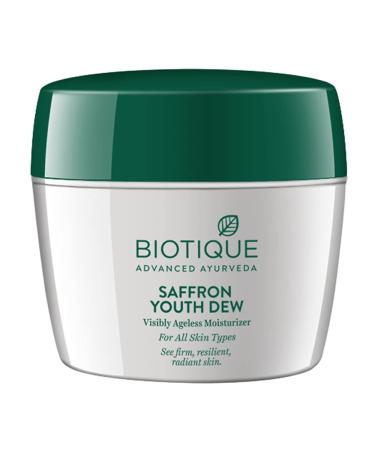 Biotique Bio Saffron Youth Dew Visibly Ageless Moisturizer 170 gm/ 5.91 Oz.