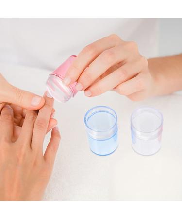 Beaupretty Clear Jelly Nail Art Stamper Kit - Double-Sided Silicone Punch & Scraper 3 Set (Random Color) - DIY Nail Art Tools for Perfect Designs - Buy Online on SooperMarket.com