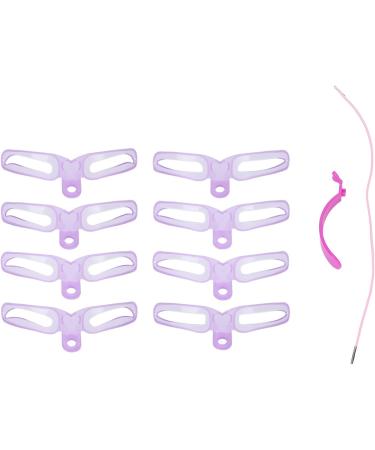8 Kind Of Eyebrow Shapes Reusable Eyebrow Stencil with Ergonomic Design for Easy Eyebrow Makeup Tool - Buy Online on SooperMarket.com