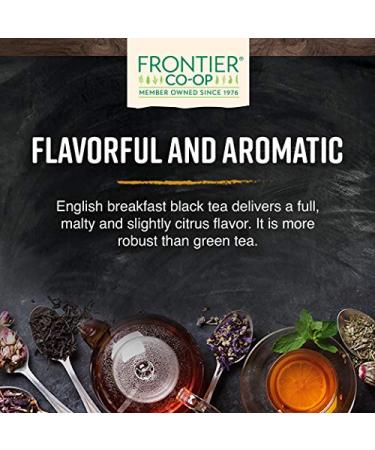Frontier Natural Products English Breakfast Tea | 16 oz Organic Blend for Energizing Mornings - Buy Online on SooperMarket.com