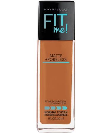 Maybelline New York Fit Me Matte + Poreless Liquid Foundation Makeup Coconut 1 fl. oz. and Loose Finishing Powder Deep 0.7 Oz - Buy Online on SooperMarket.com