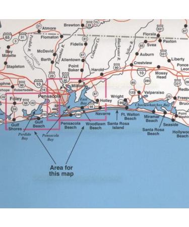Topspot Map N223 Pensacola Area