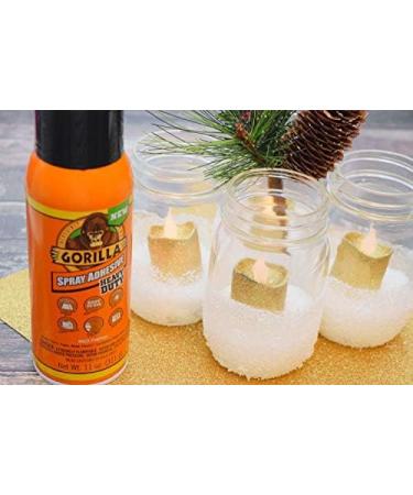 Gorilla Heavy Duty Spray Adhesive 4oz Clear - Multipurpose & Repositionable | Pack of 1 - Buy Online on SooperMarket.com