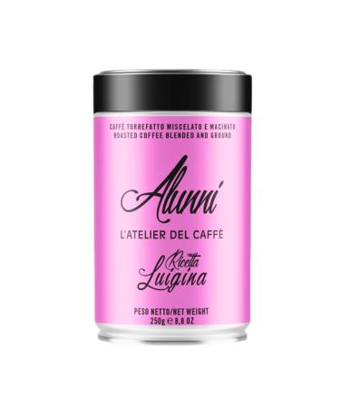 Alunni - Caffe Alunni Espresso Luigina Coffee Beans 250g - (80% Arabica & 20% Robusta) - Medium Roast Whole Coffee Beans - Rich Flavoured Coffee Caff Alunni LUIGINA 250 g (Pack of 1)