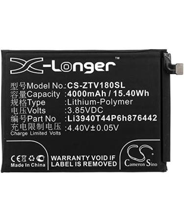 Replacement Battery for Nubia NX612 NX612j V18 - 4000mAh 3.85V | Li3940T44P6h876442 - International Shipping Available - Buy Online on SooperMarket.com