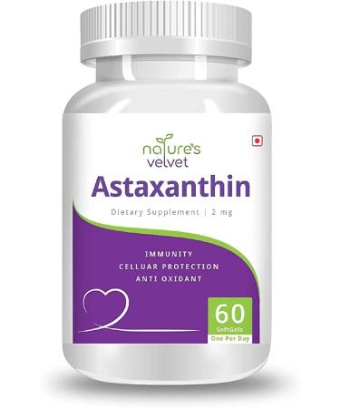 QURA Nature's Velvet Lifecare Astaxanthin (60 Softgels 2 mg)