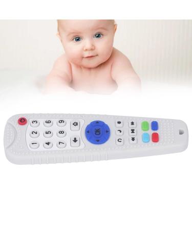 Silicone Baby Teething Toy - Beige Remote Control Teether with Bright Colors for Daily Use - Buy Online on SooperMarket.com