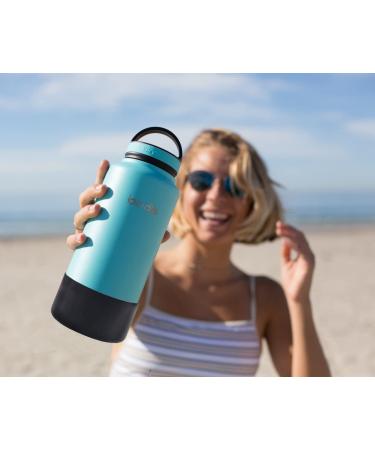 Silicone Sleeve Boot for Hydro Flask, YETI & More (32-40OZ, Black) - BPA Free Anti-Slip Cover - Buy Online on SooperMarket.com