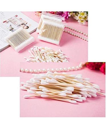 Yicare Biodegradable Bamboo Cotton Swabs - 100% Eco-Friendly Ear Cleaning & Makeup Remover - 6 x 100mm - Buy Online on SooperMarket.com