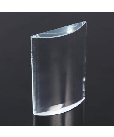 Curved Glass Eyelash Pad - Large Volume Extension Stand & Adhesive Palette for False Eyelashes - Buy Online on SooperMarket.com