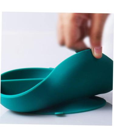 TOYANDONA Silicone Dinner Grid Tableware for Kids - Reusable Anti-fall Training Plate with Suction for Mess-free Eating - Buy Online on SooperMarket.com