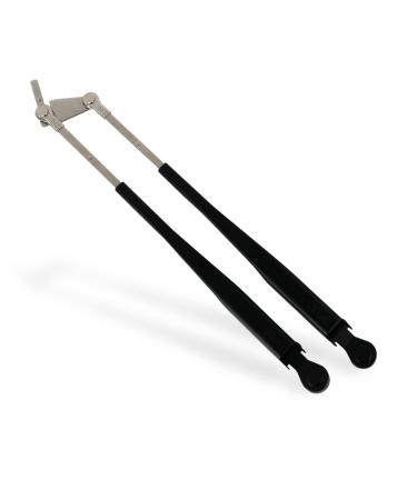 Five Oceans TMC Marine Heavy Duty Stainless Steel Dual Pantographic Windshield Wiper Arm 11-1/4 to 15 inches for Boats and RVs, FO1596