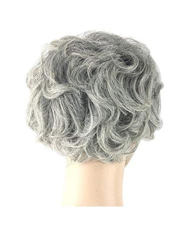 Buy Women's Grey Short Wavy Daily Cosplay Wig | Stylish & Comfortable | International Shipping - Buy Online on SooperMarket.com