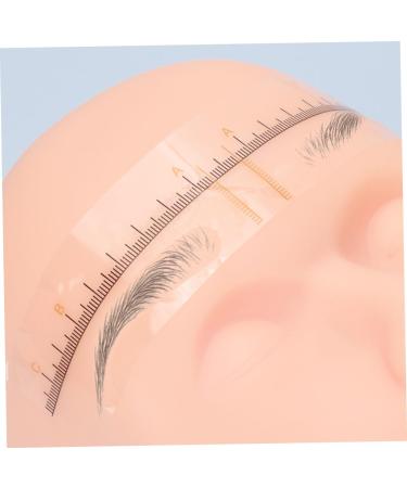 Hemoton 10pcs Eyebrow Positioning Ruler Plastic Eyebrow Ruler Brow Guide Stencil Shape Template Mold Make up - Buy Online on SooperMarket.com