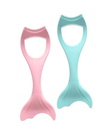 PLAFOPE 2pcs Mascara Brush Tools Eyeshadow Applicator Guard Lash Aid Makeup Tool Multifunction Eyebrow Card