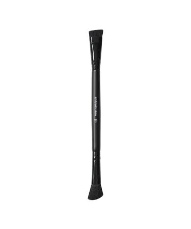 e.l.f. Dual Ended Nose Contour Brush Makeup Brush For Contouring Your Nose Angled End & Soft Fluffy End Made With Synthetic Cruelty-free Bristles