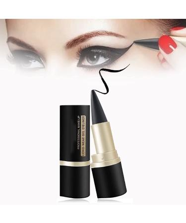 Matte Quick-Dry Eyeliner Pencil Ultra Black Gel Eyeliner Waterproof Smudge-Proof Makeup Eyeliner Long Lasting Eyeliner Matt Quick Dry Eyeliner for Women Girls (1pcs)