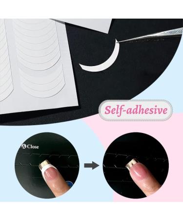 French Nail Stickers 960pcs | 20 Sheets Self-Adhesive French Manicure Tip Stickers - DIY Nail Art Accessory - Buy Online on SooperMarket.com