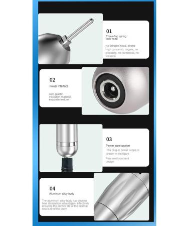 Dawafit Electric Nail Drill for Acrylic Gel Nails Manicure Pedicure Polishing Shape Tools for Use Salon C - Buy Online on SooperMarket.com
