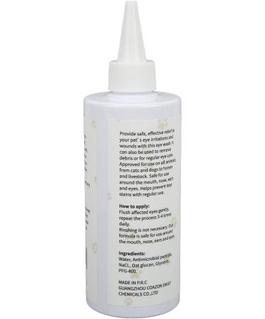 237ml Dogs and Cats Eye Cleaner Pet Eye Care Dogs Eye Rinse Liquid for Cleanse Irritated Eyes - Buy Online on SooperMarket.com