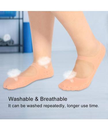 TsoLay 2X Moisturizing Silicone Sock Silicone Moisturizing Socks for Women and Men Foot Non-Slip Silicone Color - Buy Online on SooperMarket.com