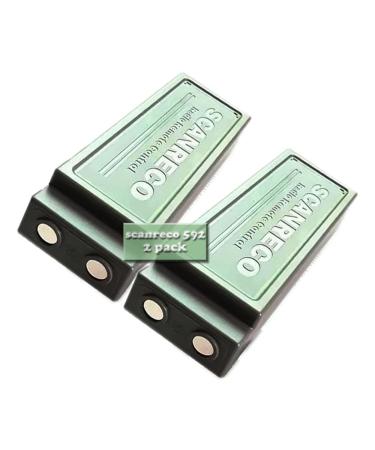 2 Pack 2000mAh 7.2V NiMH Battery for Scanreco 592 Battery RSC7220 13445 NiMH Replacement Battery for Scanreco 590 592 960 BS590 Cifa EA2512 Effer Fasse Fassi FBS590