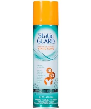 Static Guard Bundle - Fresh Linen Anti-Static Spray & Travel Lint Roller | Perfect for Clothes & Fabrics - Buy Online on SooperMarket.com