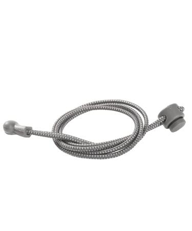 Bupimufi laces without binding elastic rubber shoe straps elastic quick lock elastic shoelaces children shoes accessories dark gray & white