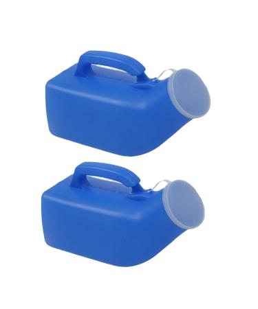 Portable Male Urinal Potty Pee Collector Storage for Hospital Travel Camping Tight with 2000ml Lid S8G5 Seal Leakproof