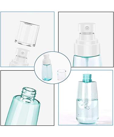 Hairdressing Spray Bottles Set - 30ml 60ml 80ml | Travel Size Cosmetic Atomizers for Makeup & Shampoo - Empty Blue Bottles - Buy Online on SooperMarket.com