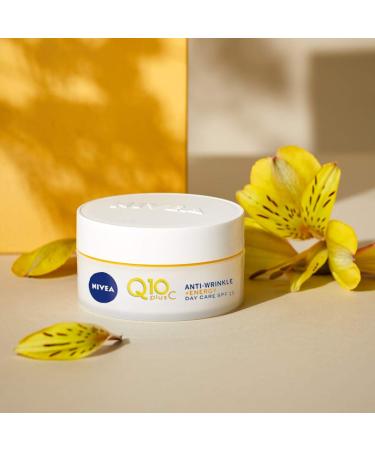 NIVEA Q10 Energy Healthy Glow Face Day Cream (50 ml) | Energising Moisturising Cream for Women with Q10, Vitamin C & E - Buy Online on SooperMarket.com