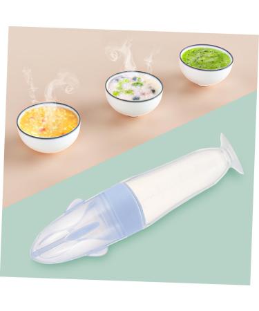 Ibasenice 3-Pack Silicone Grain Feeder Bottles | Muesli & Rice Cereal Feeding | Baby-Friendly 21x5x5cm | International Shipping Available - Buy Online on SooperMarket.com