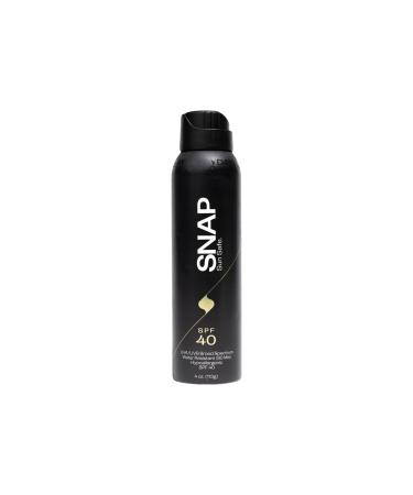 SNAP Wellness Everyday Sunscreen for Face and Body SPF 40 - UVA/UVB Broad-Spectrum Alcohol-Free Body Sunscreen with Vitamin E Sweat and Water-Resistant Sun Skin Care Clear Sunscreen for Daily Use