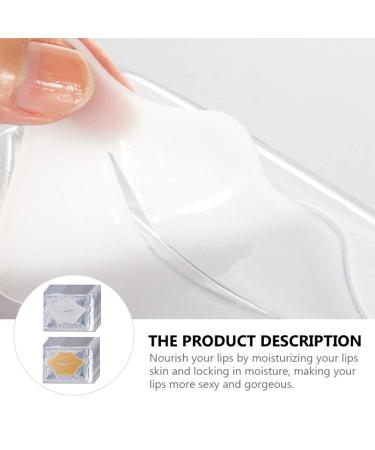 EXCEART Collagen Lip Pads - Moisturizing Lip Plumper Balm for Anti-Wrinkle & Anti-Aging (20pcs) - Buy Online on SooperMarket.com