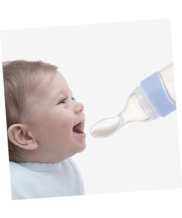 Ibasenice 3-Pack Silicone Grain Feeder Bottles | Muesli & Rice Cereal Feeding | Baby-Friendly 21x5x5cm | International Shipping Available - Buy Online on SooperMarket.com