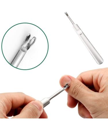 Nail Cleaner Nipper Stainless Nail Cuticle Pusher Manicure Tools Dead Skin Remover Nipper Nail Cuticle Fork Cuticle Cutter Remover for Manicure and Pedicure - Buy Online on SooperMarket.com