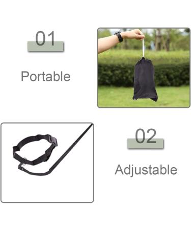 WiiAiloo Running Parachute: Speed & Resistance Training for Improved Sprint Speed and Agility in Football, Basketball, and Cycling - Buy Online on SooperMarket.com