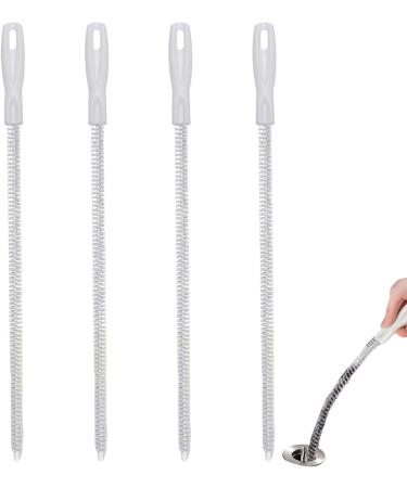 Drain Clog Brush Remover Sink Hair Cleaning Brush | Hangable Bendable 17.7 Inches Pipe Cleaner Brush For Toilet Clogged Drains Hmltd - Buy Online on SooperMarket.com
