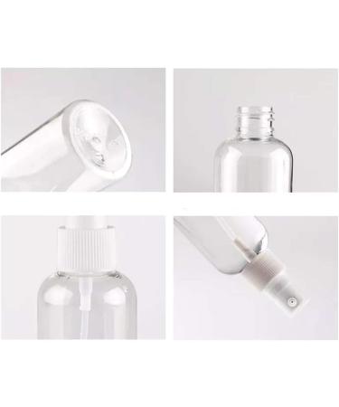 Usmlicer 6 Pack 50ml Transparent Fine Fog Spray Bottles - Travel-Sized Plastic Perfume & Deodorant Dispenser - Empty Refillable Robber Bottles - Buy Online on SooperMarket.com