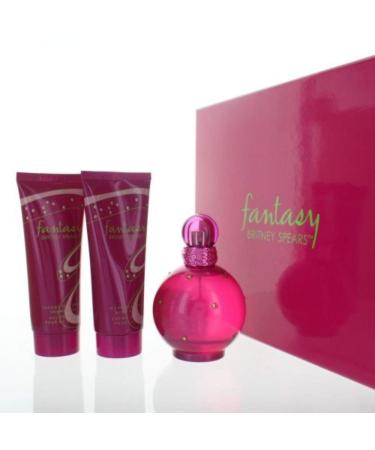 Britney Spears Britney Spears Fantasy 3piece Gift Set for Women (3.4 Oz Edp Spray + 3.3 Oz Shower Gel + 3.3 Oz Body Souffle) 3count - Buy Online on SooperMarket.com