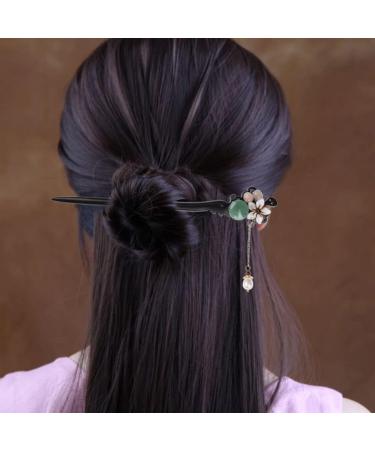 minkissy Hairpin Tassel Hair Stick Hat with Hair Attached for Women Bride Hair Stick Chinese Hair Sticks Hair Chopsticks for Women Buns Hair Fork Accessories Miss Modeling - Buy Online on SooperMarket.com