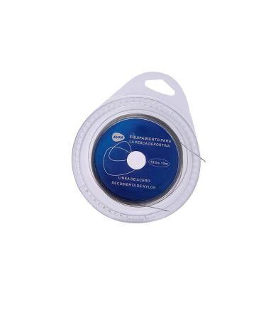 Fishing cord 5 types 10m durable braided cord of highly sensitive fishing wire braided fishing wire with plastic coating (10 lbs)