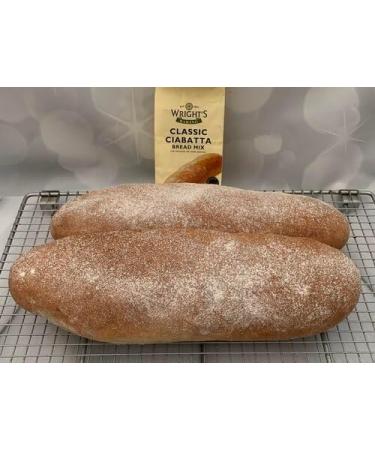 Wright's | Ciabatta Bread Mix 5X500g | Simply Add Oil and Water | It is delicious plain or as a base for your own ideas or ingredients | For Machine or Hand Baking | Suitable for Vegetarians - Buy Online on SooperMarket.com