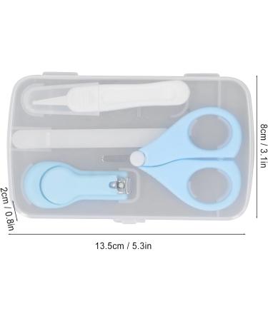 Kids Nail Set Stainless Steel Round Tweezers Prevent Accidental Injury Safe Feeding Kids Nail File Bedroom Storage Box - Buy Online on SooperMarket.com