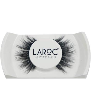 LaRoc False Silk Eyelashes Long Thick Natural Fake Eye Lashes Set Mink Makeup - Pixie - Buy Online on SooperMarket.com