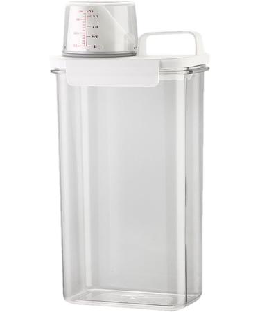 Evember Laundry Beads Dispenser 2300ml | Laundry Dispenser Organiser | Laundry Detergent Dispenser Set | Washing Powder Storage Box | Laundry Scent Beads Dispenser | Washing Up Powder Container Large Size 2300ml - Buy Online on SooperMarket.com
