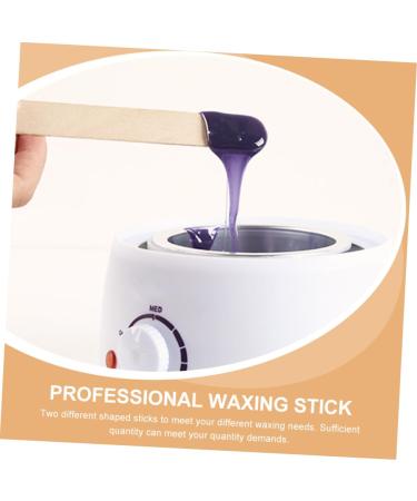 Minkissy 200 STK Waxed Wooden Sticks - Professional Eyebrow Wax Applicator for Makeup | International Shipping Available - Buy Online on SooperMarket.com