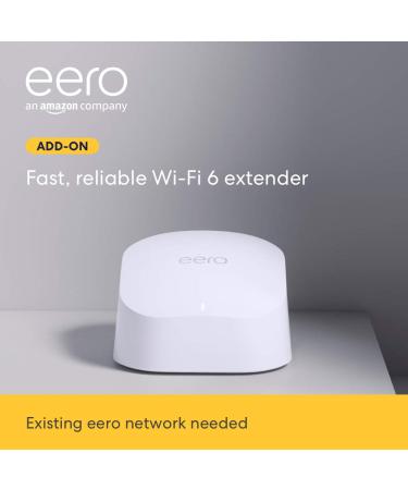 Amazon eero 6 dual-band mesh Wi-Fi 6 extender - expands existing eero network